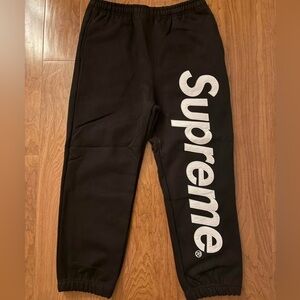 Supreme Black Joggers